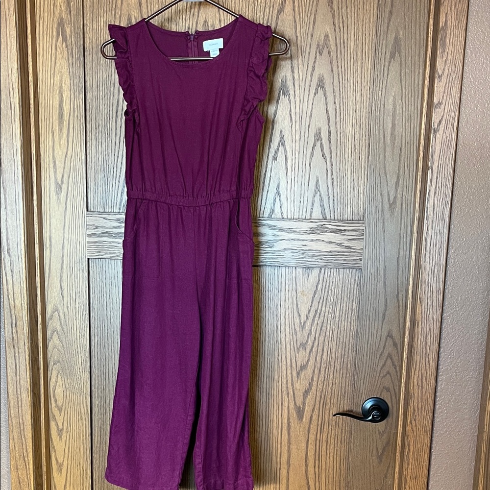 Old Navy Kids Romper in Winter Wine